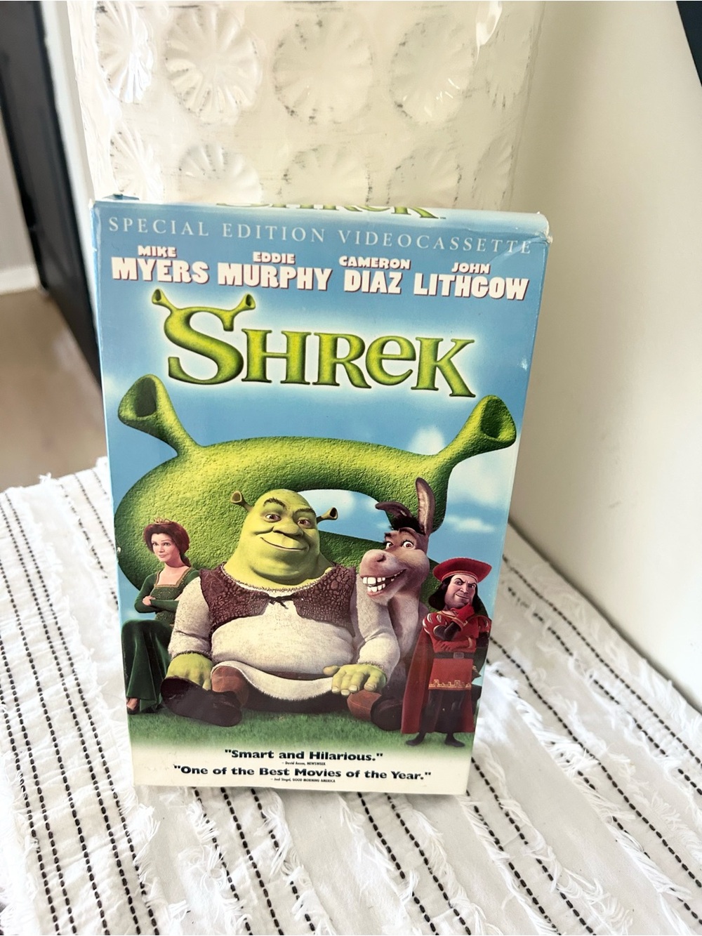 Shrek VHS Movie Tape Vintage DreamWorks Classic Green Ogre Film